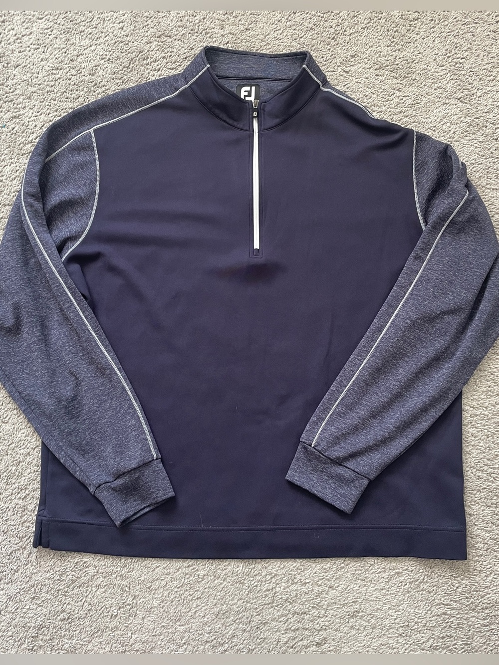 FootJoy Men’s Navy 1/4 Zip Performance Sweater XL